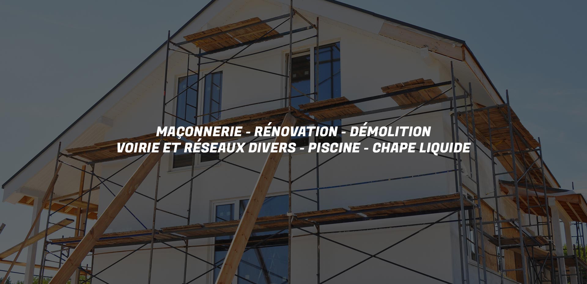 Maçonnerie gros œuvre - GM Travaux Maçonnerie